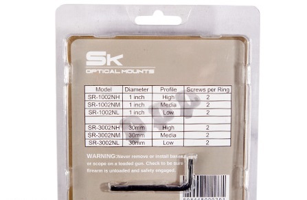  پایه دوربین تفنگ اس کی رینگ 25ریل11 