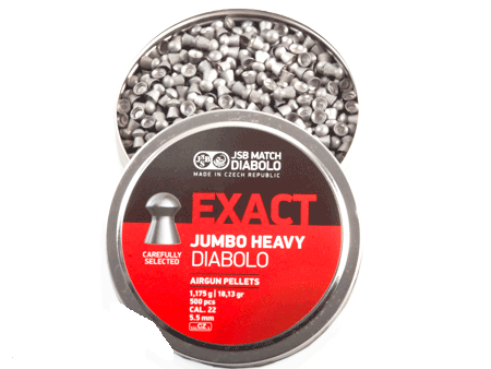  ساچمه جی اس بی اگزکت جامبو هوی دیابلو 500عددی کالیبر 5.5 